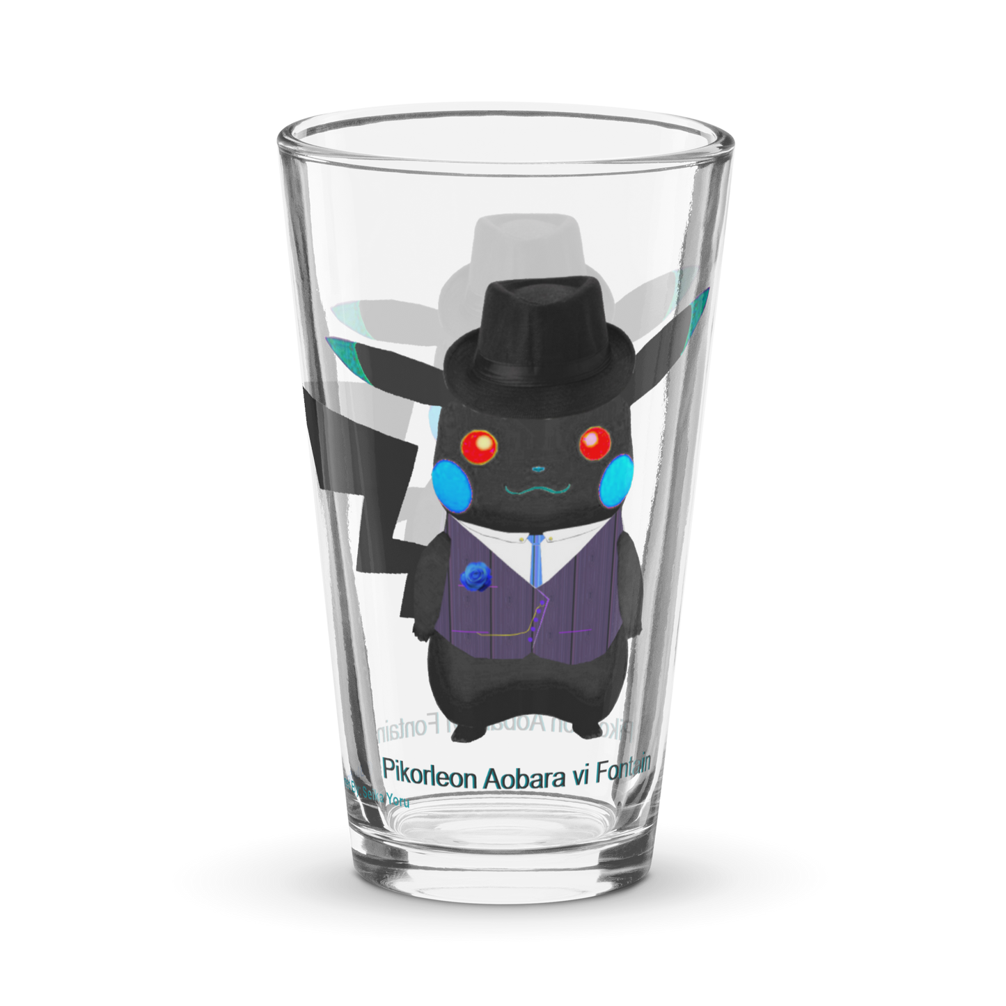 Pikorleon Aobara vi Fontain (Shaker Pint Glass)